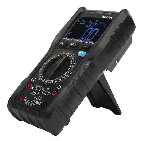 DM100C Multimeter Hög Noggrannhet Digital Multimeter för Elektriskt Underhåll 10A/999.9V