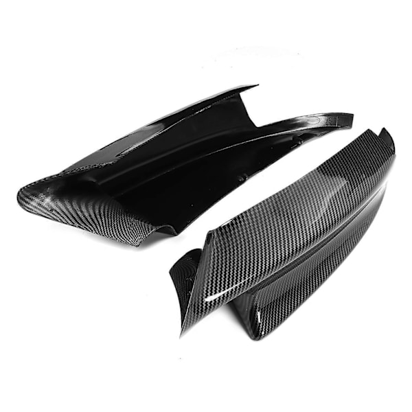 Par Främre Stötfångarspoiler Läpp Deflektor Splitter Passar E90 E92 E93 M3 2007?2012 Kolfiberstil