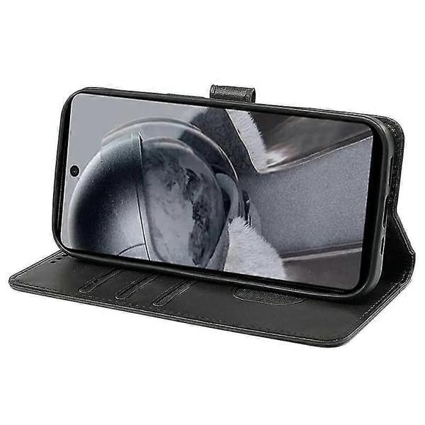 Puhelinkotelo HMD Pulse -puhelimelle, nahkakotelot Black
