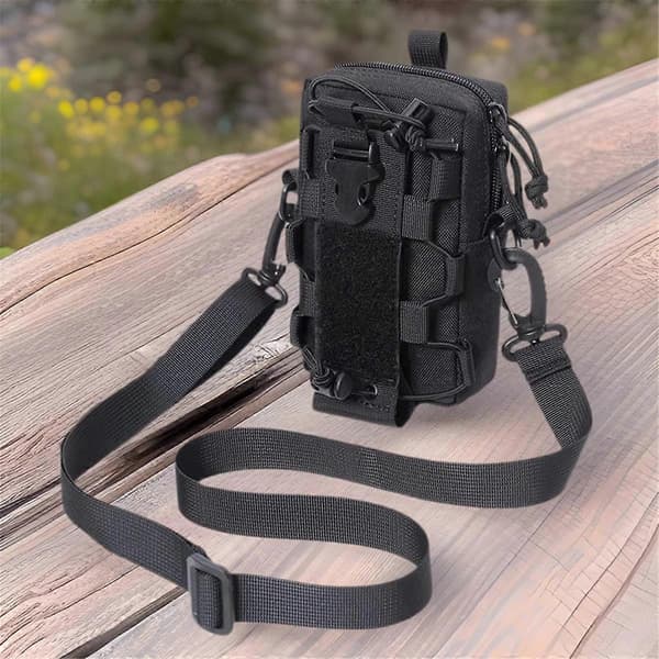 Molle EDC Vattenflaskficka, Utomhus Sport Telefonväska, Rese Camping Vandring Midjeväskor med Kantin Vattenflaskhållare