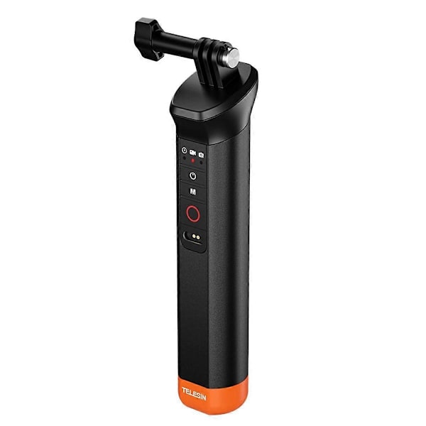 Selfie Stick Flytbarhet Selfie Stick med Handrem Trådlös Fjärrkontroll för Hero 8 9 10 11 12 13