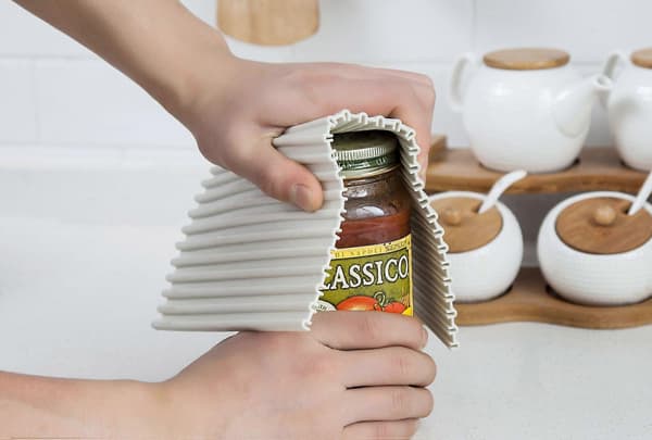 Silikon isolasjonsmatte for avrenning, rektangulær sklisikker matte, kjøkkenmatte for avrenning, hvit