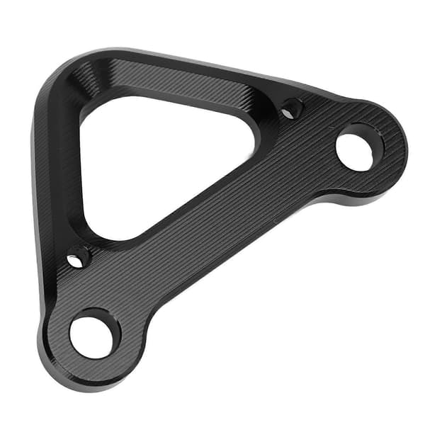 Bugseringskrog Sort Aluminiumlegering Anodiseret Bærbar Bageste Bugseringskrog Erstatning for YZFR7 2021+