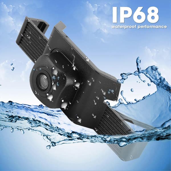 CCD HD Frontkamera Bilparkering Digitalt Kamera IP68 Vanntett Passer for Highlander 2018