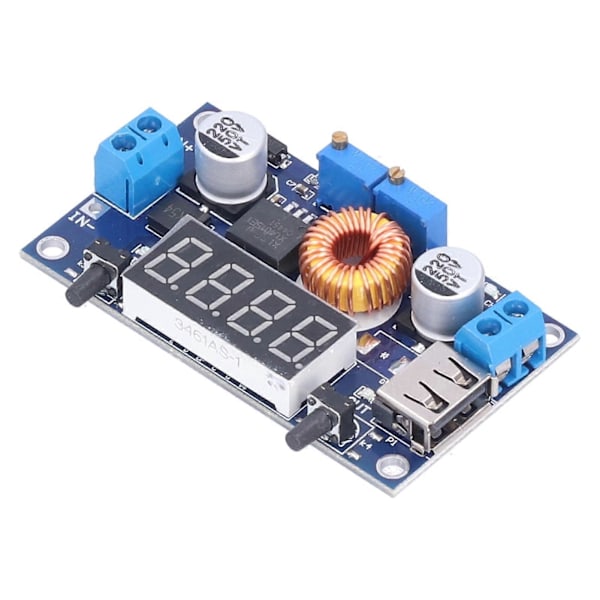 DCDC Buck Modul 5V36V till 1.25V32V Buck Converter med USB-port och kortslutningsskydd