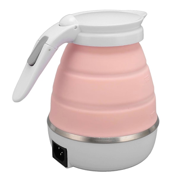 850W Foldbar Elkedel 600ml Silikone Automatisk Sluk Sammenklappelig Vandkedel til Rejser