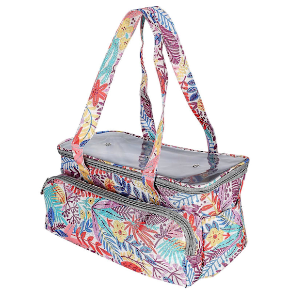 Trykket Ull Oppbevaringspose DIY Garn Strikkeveske Syutstyr Organizer Utstyr