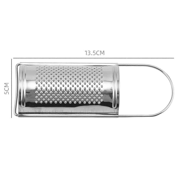 Multifunksjonell nøtterive i rustfritt stål melon ingefærrive ergonomisk håndtak hvitløksrive husholdningsutstyr