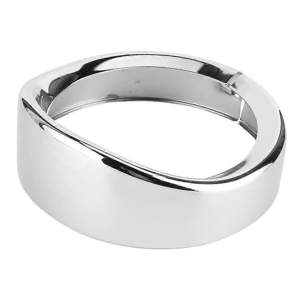 7in Sølv Headlight Trim Ring Motorsykkellys for Touring Road Auto Tilbehør
