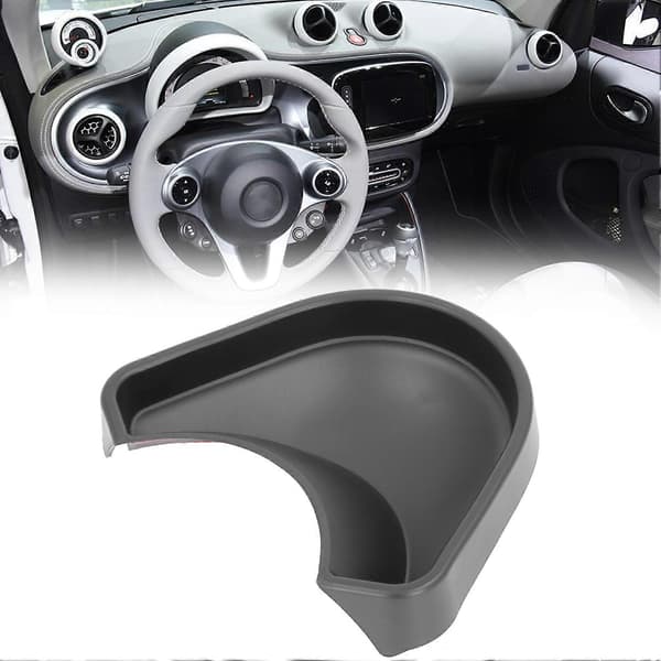 Förvaringslåda för instrumentbräda ABS Dash Panel Tray Ersättning för Smart Fortwo C453 A453 2016?2021