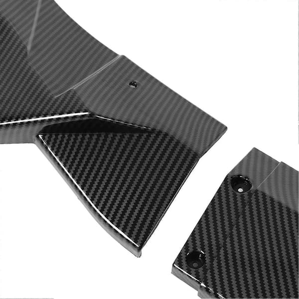 3 stk Frontfanger Splitter Leppe Kit Vanntett Aerodynamisk Erstatning for X3 X4 G01 G02 M Pack Karbonfiberstil