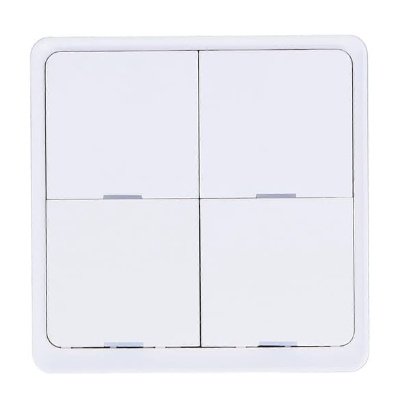 4-vejs trådløs scene-switch til ZigBee WIFI 2.4GHZ intelligent controller APP stemmestyring