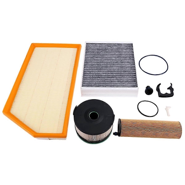 4 st Luftfilter A6540940004 +A6541801100+A6540920005+A1668300018 för E220d (W213) 2.0TDI 2016 - 2023