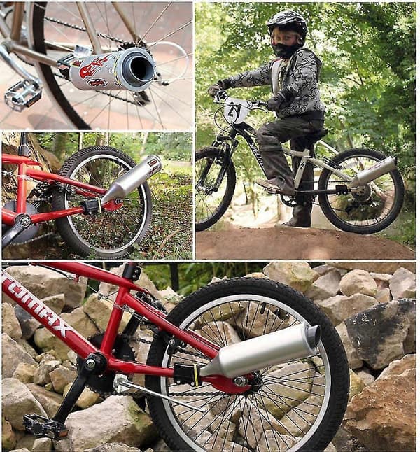 Cykel Turbo Rör Avgassystem Ljud Motorcykel Megafon