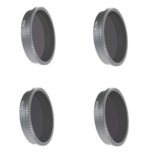 För Go 2/3 Objektivfilter ND8 ND16 ND32 ND64 Neutral Density Filter för GO2 GO3 Action Sport Kamera