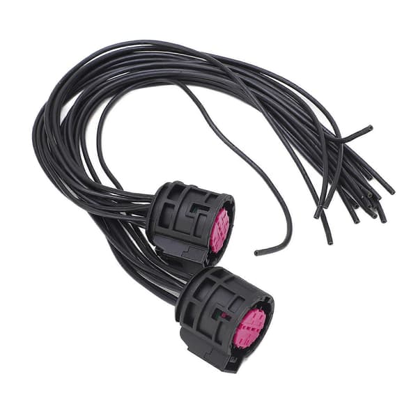 2 STK Forlygte Stik Pigtail 68285243AA Stabil Forbindelse Ledningsnet Forlygte Stik