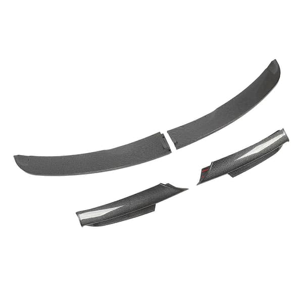 4 stk. Frontfangerleppe Høy Hardhet Frontfangerleppe Karosserisett for 3-serie E90 E91 M?Sport 2005 til 2008 Karbonfiberstil