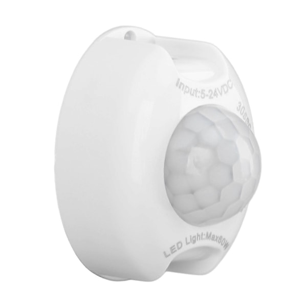 DC Stik Menneskekrops Induktionskontakt Infrarød Justerbar LED Lysstrip Detektorkontakt 524V 60W