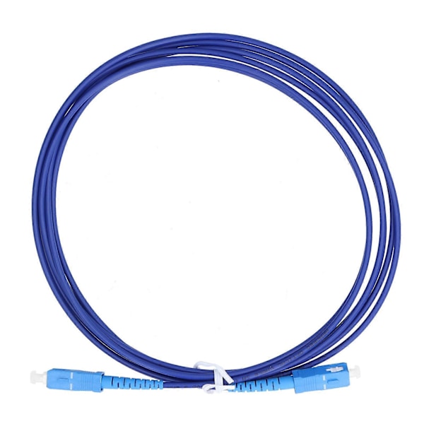 Optisk Fiber Patch Cord Armert Jumper Singelmodus 1 Kjerne Optisk Kabel SC UPCSC UPC Blå (3 meter)
