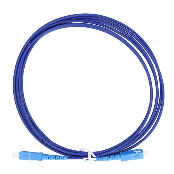 Optisk Fiber Patchkabel Armerad Jumper Singlemode 1 Kärna Optisk Kabel SC UPCSC UPC Blå (3 meter)