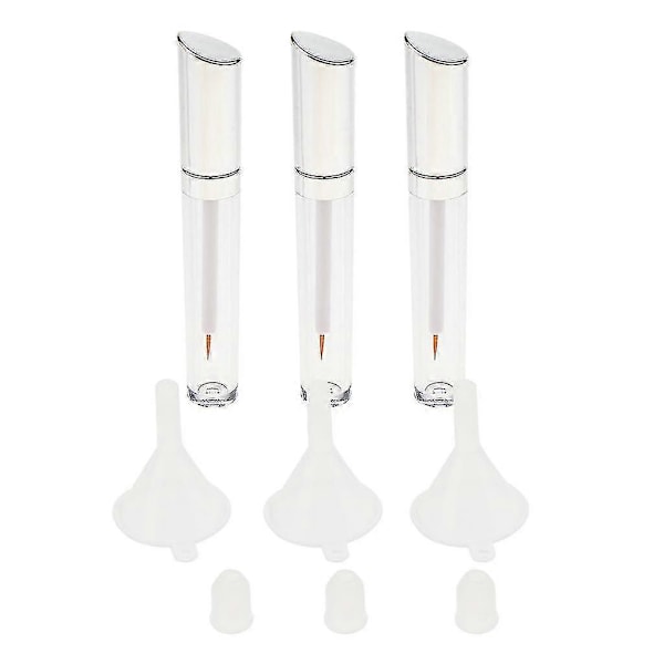 5ml Tomma Tuber Mascara Eyeliner Läppglans Flaska Med Trattar För Eyeliner