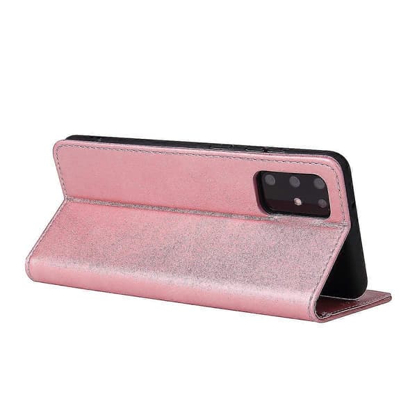 Samsung S20 Lær Mobiltelefondeksel Pink
