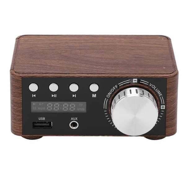 Mini Bluetooth 5.0 Effektforstærker Stereo HiFi Digital Forstærker 2 Kanaler 50W og 50W med USB Input