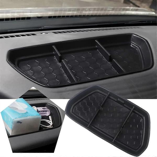Midtkonsoll Dash Organizer for 2022-2024 Dashbord Bordbrett Oppbevaringsboks Dash Telefonholder