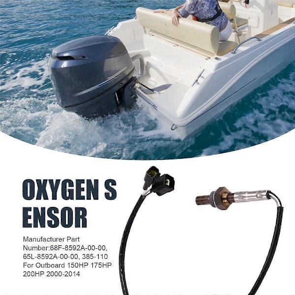 68F-8592A-00-00 Ilt Sensor til Påhængsmotor 150HK 175HK 200HK 2000-2014