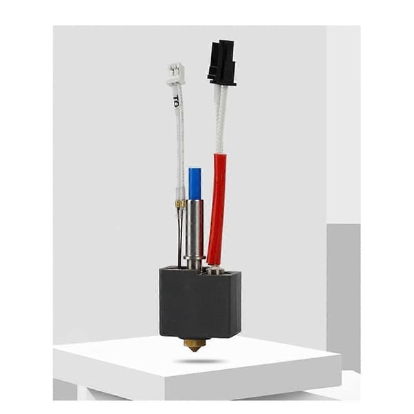 24V 60W Hotend Kit Termistor Varmeelement Hals for KP3S V1 Ekstruder Hot End Kit 0.4mm Messingdyse