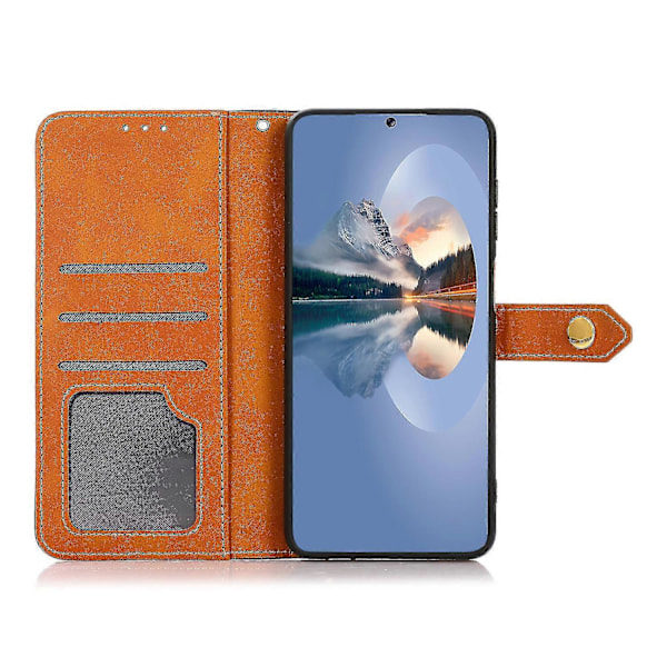 Khazneh For Honor Magic 5 Lite 5g /x9a 5g / X40 5g Guldknap PU Læder Ko Læder Tekstur Telefon Stand Case Wallet Cover Rose Gold