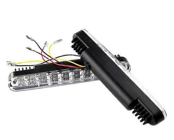 2x 30 LED Bil Dagslys Kjørelys DRL Med Blinklys 241097