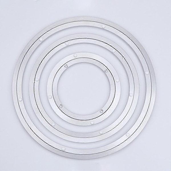 Naievear Rund Form Aluminiumlegering Glatt Dreieskive Dreieplate For Roterende Bord 16inch