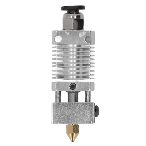 Ekstruder Printhoved med 0,4 mm Dyse Gevindforbindelse Hotend 3D Printer Tilbehør Sølv
