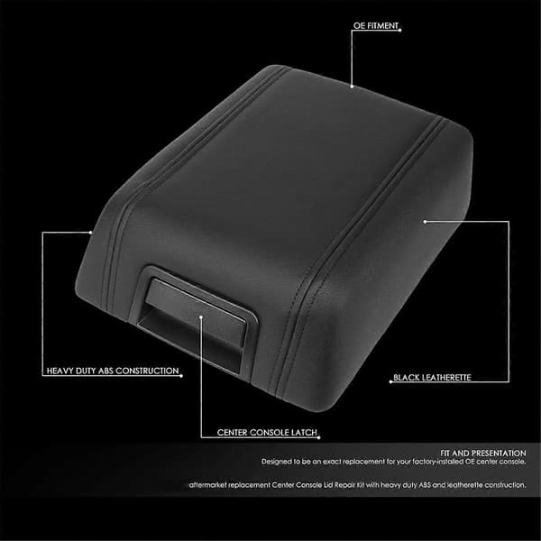 Bil Centerkonsol Armlæns Låg Cover GECS-004- til Mark 2004-2008 Armlæns Låseboks Pad B
