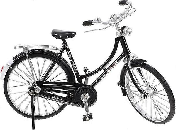 Metallcykelmodell Retro Klassisk Järncykel Skulptur