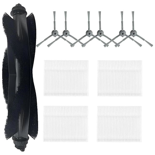 For L50 L60 Serie Robot Støvsuger Hovedsidebørste Hepa Filter Tilbehør Erstatning