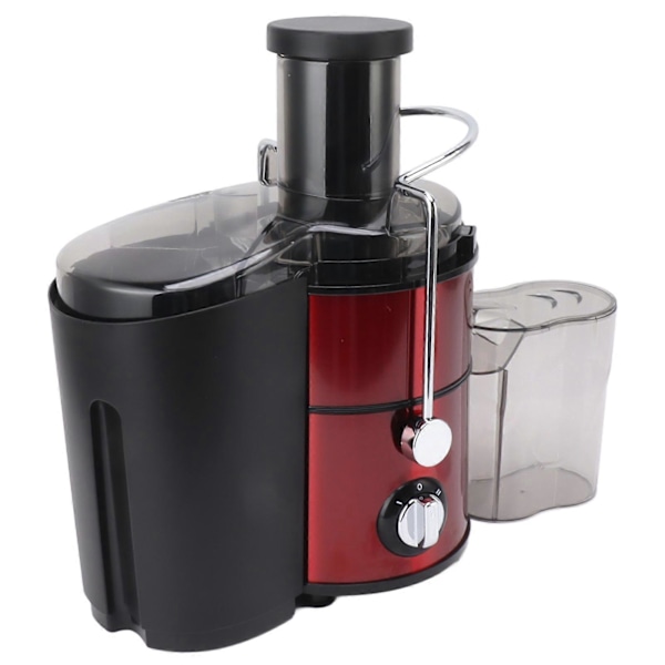 Elektrisk juicemaskin 500W Stor åpning Fullautomatisk 2 Hastigheter Rustfritt Stål Masticating Juicer for Hjemmekjøkken