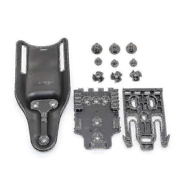 Taktiska Pistolhölster Tillbehör Qls Snabblåssystem Kit Universal Jakt Lågprofil Bältespaddel Benhölster Elastiskt Band Rem E BK long qls