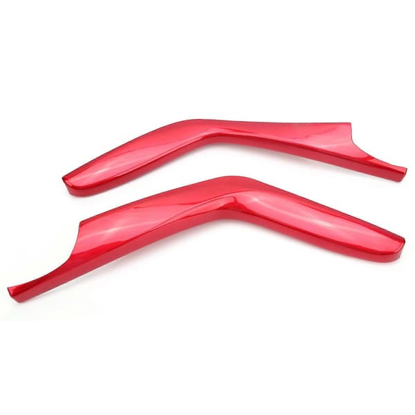 1 Par Gearkasse Panel Cover Trim Tilbehør Passer til Honda Civic 2016 2017 2018 2019 2020 Rød