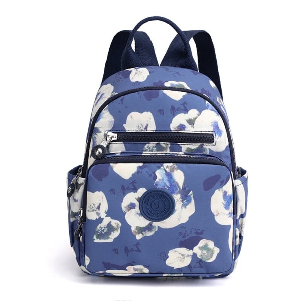 Vento Marea Mini Ryggsäck Blommigt Tryck Axelväska Style 19
