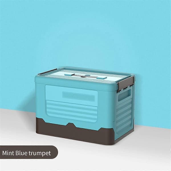Foldbar Opbevaringsboks Multifunktionel Foldbar Organizer Beholder Plast Diverse Ting Gul