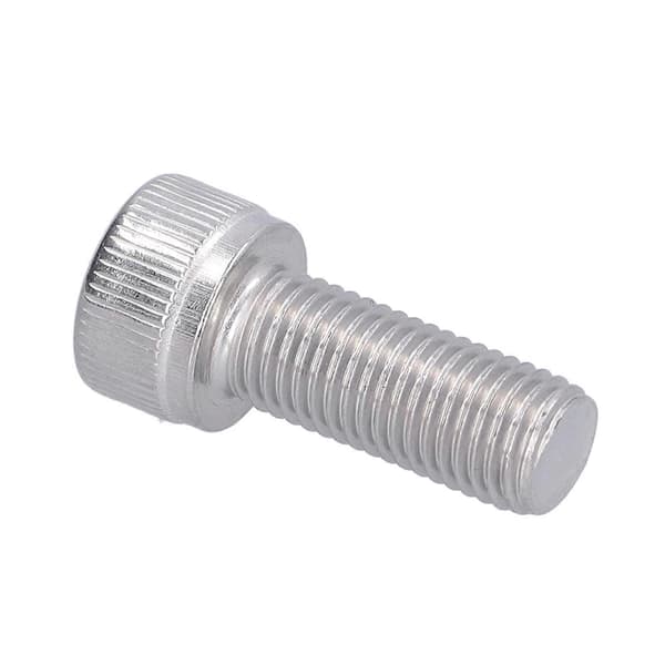 4 stk. sekskantbolte med top A2 rustfrit stål 1,25 mm fin stigning fastgørelseshardware M10x25