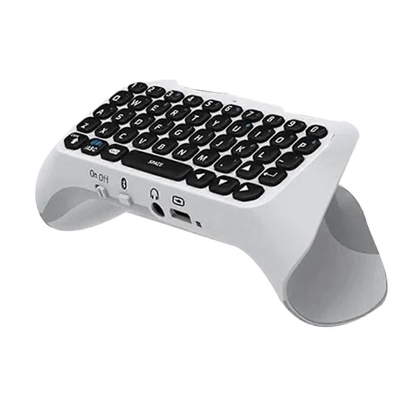Trådløst tastatur for konsoll Bluetooth eksternt tastatur for Playstation5 ChatPad Bluetooth-tastatur