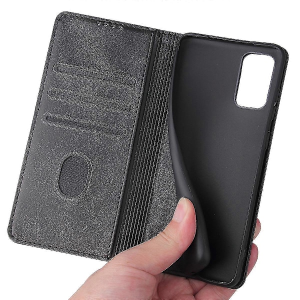 Samsung S20 Läder Mobiltelefonfodral Black