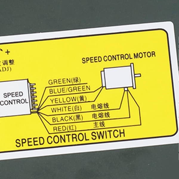 Motorhastighed Præcis Regulator ABS Elektrisk Kontroller Knap Transmissionsmaskine AC 220V 120W