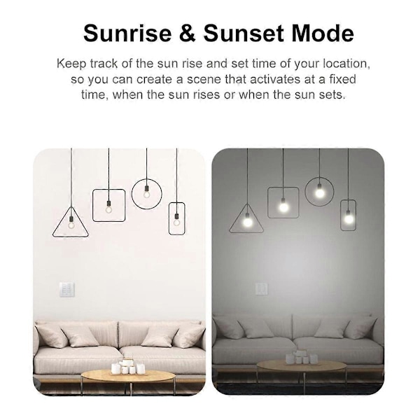 Smart Dimmer med RM433R2 Fjärrkontroll Fjärrtimer Strömbrytare Stöd Alexa Röst Dimmer