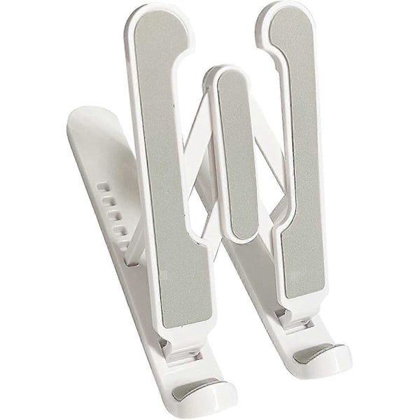 Foldbar Laptop Holder Justerbar Bærbar Desktop Laptop Stand (sort) (5-e-0) White