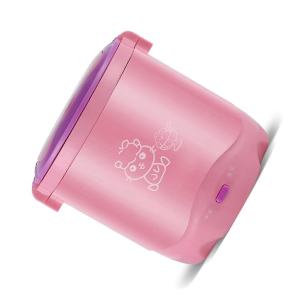 1.2L Mini Ris Koker Portabel Rese Ris Koker Multi Koker för Soppor Grytor Havregrynsgröt Rosa 160st