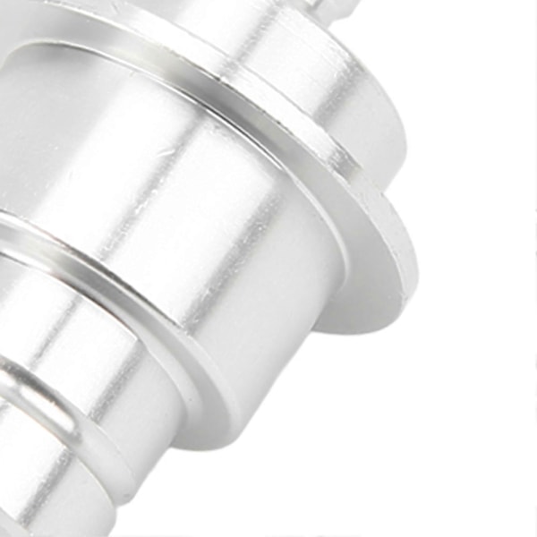 CO2 Adapter Aluminiumlegering 0,3in Hurtig Afbrydelse Slidstærk Høj Hårdhed Sodavandsmaskine Konnektor Sølv